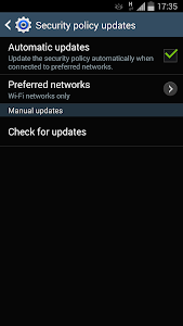 Samsung Security Policy Update | Android Productivity Apps