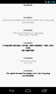 Fonts for FlipFont 26