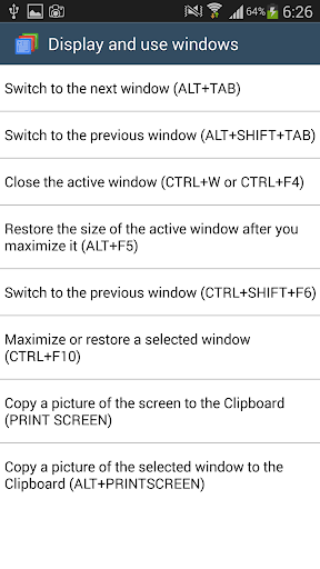 【免費生產應用App】Excel Word 365 shortcuts-APP點子