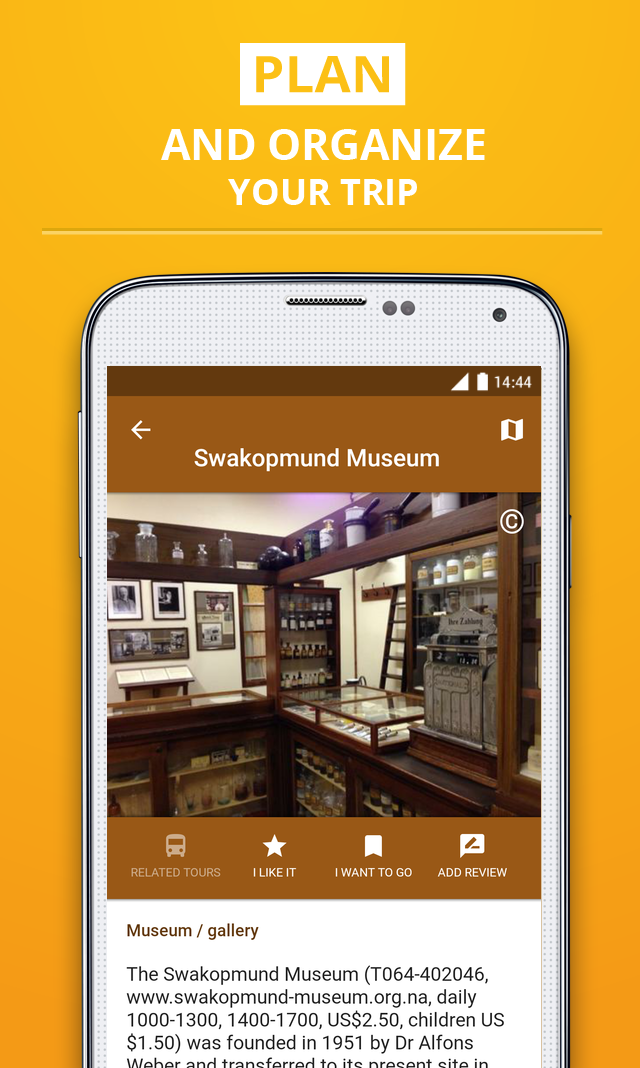 Namibia Premium Guide Screen 3