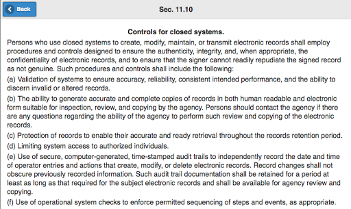 【免費商業App】Title 21 CFR Part 11-APP點子