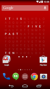 Holo Text Clock v2.1 APK