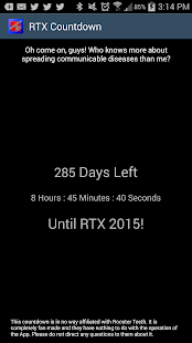 Lastest RTX Countdown APK for Android
