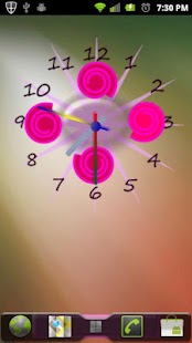 Free Download Crazy Clocks Pretty Pink Stars APK for Android