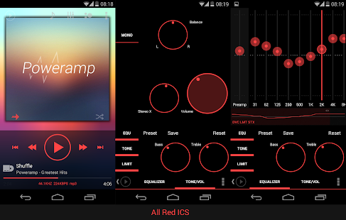免費下載音樂APP|Poweramp skin ICS/JB Red app開箱文|APP開箱王