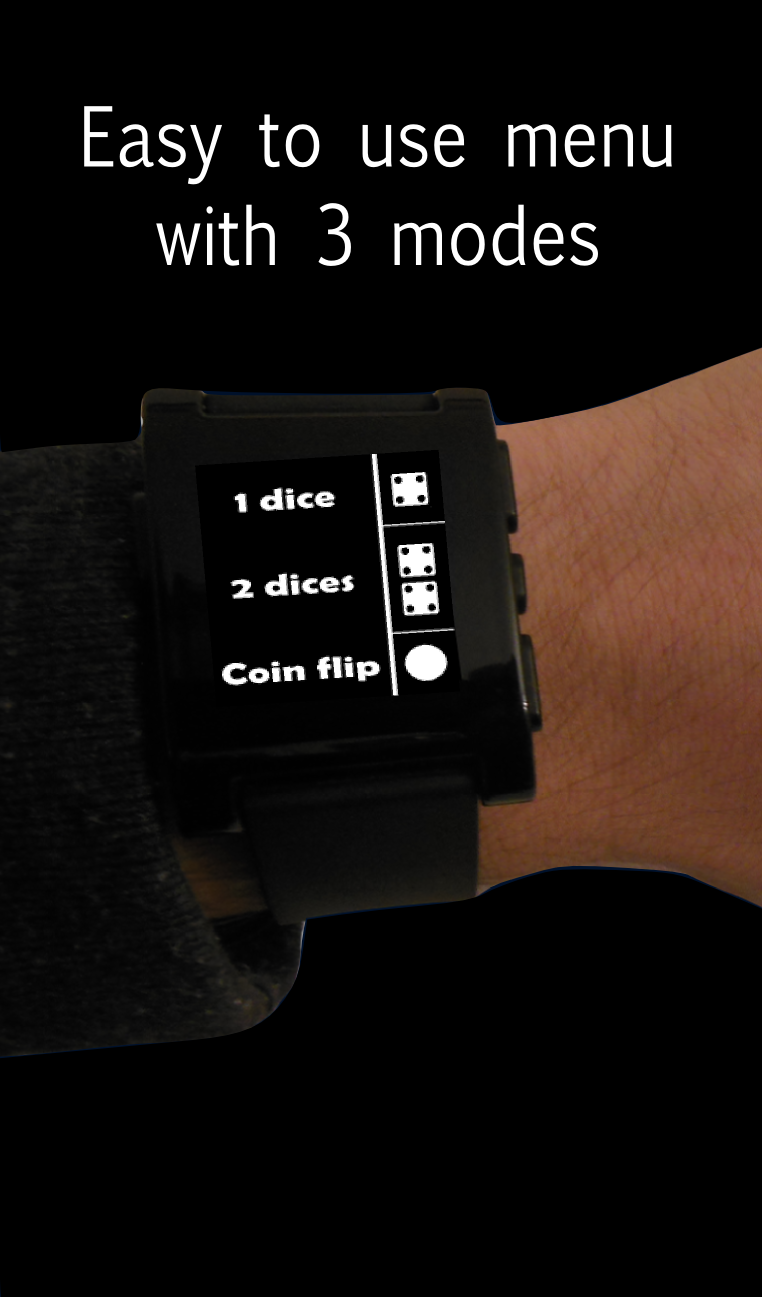 Dice for Pebble Screen 2