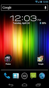 Digital Clock Widget (ICS) Screenshot