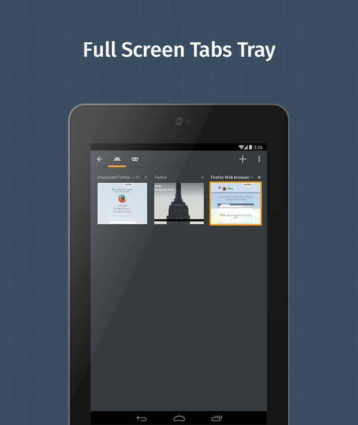 Firefox Browser for Android - screenshot