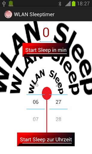 WLAN Sleeptimer