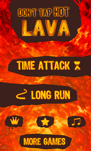 Don't Tap Hot Lava Tile