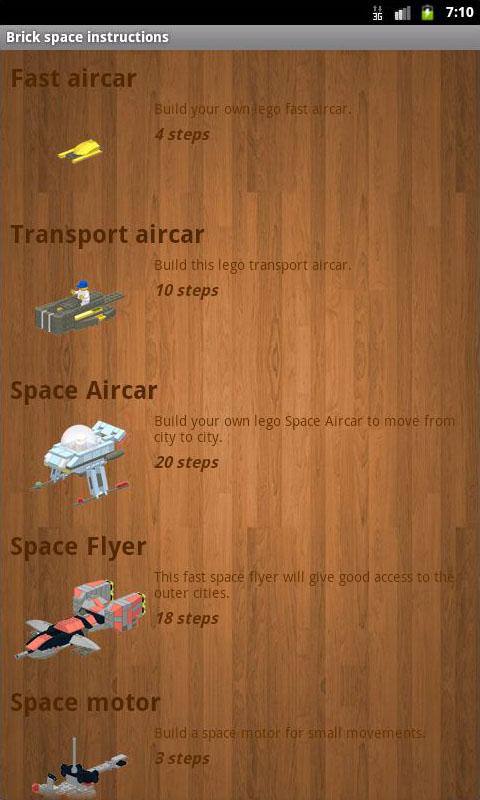 Android application Brick space examples - AdFree screenshort