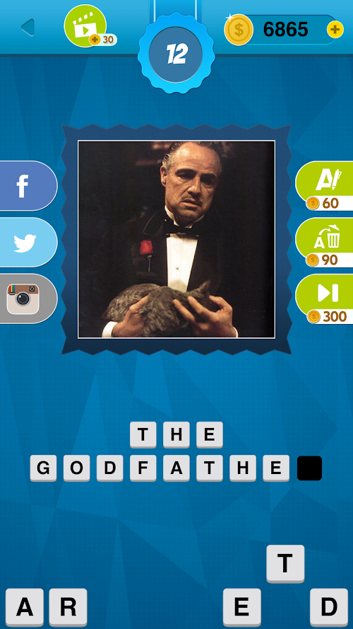 Android application 70s Quiz Game screenshort