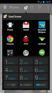 Quad Drawer, quick app drawer - screenshot thumbnail