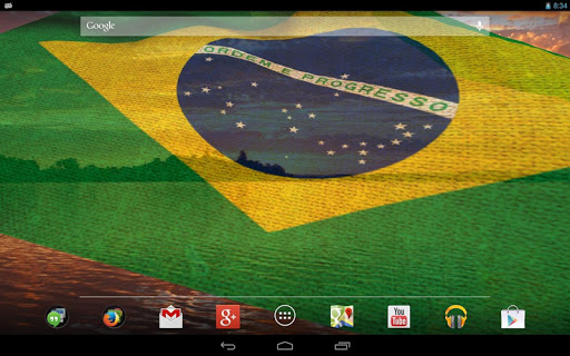 【免費個人化App】3D Brazil Flag Live Wallpaper+-APP點子