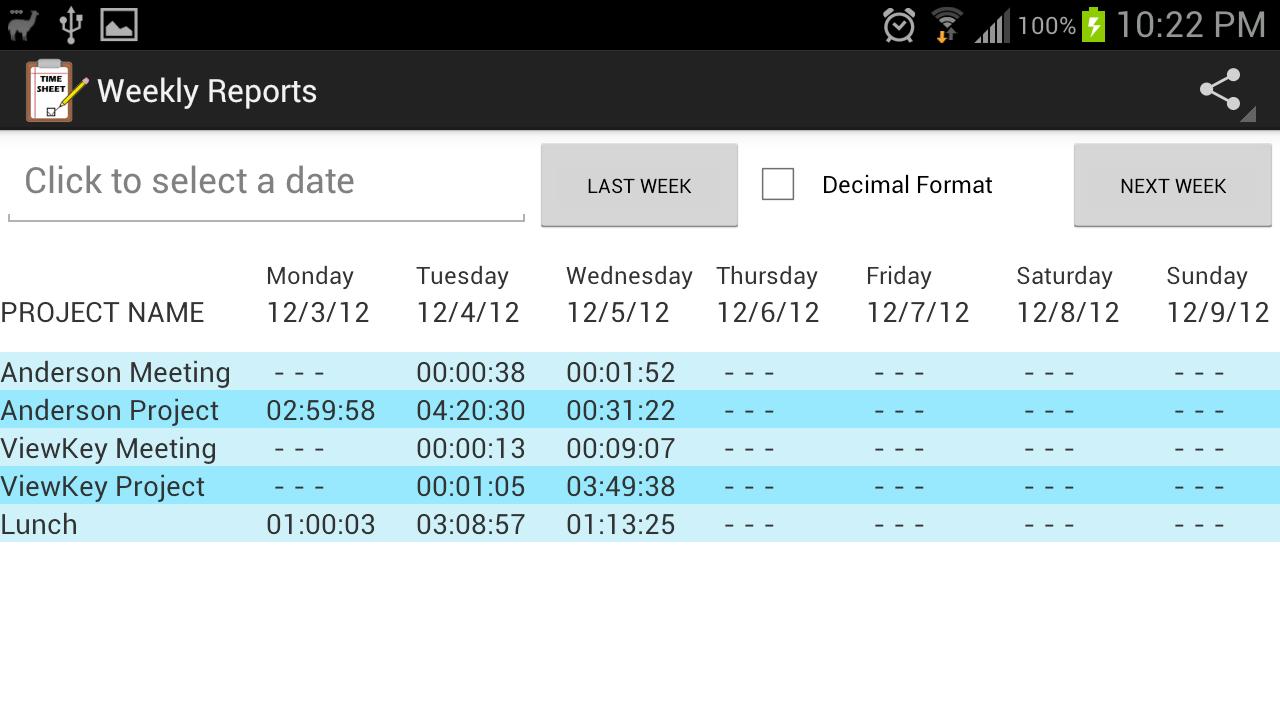 Simple TimeSheet Android Apps on Google Play