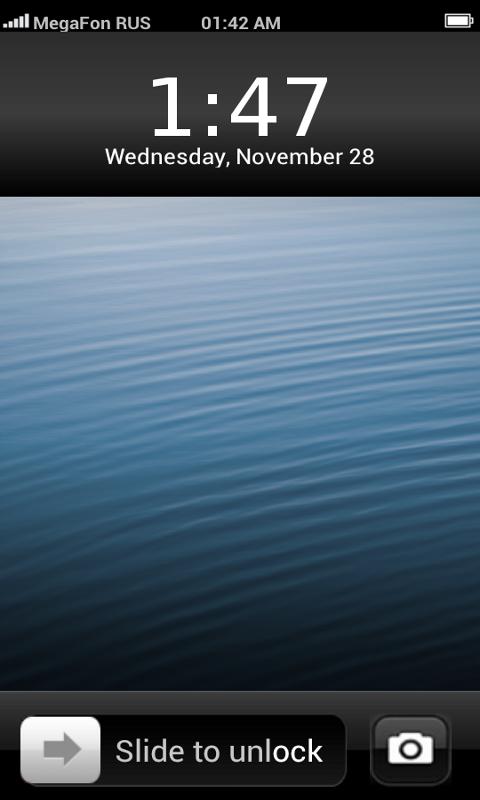 iPhone 5 Launcher(Lock Screen) - screenshot