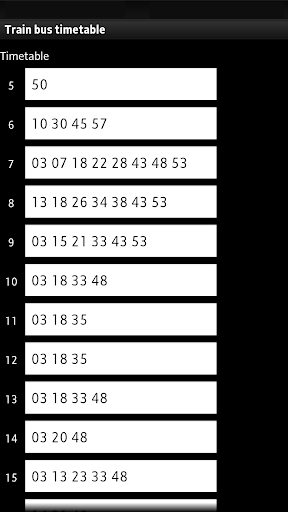 【免費交通運輸App】Train bus timetable-APP點子