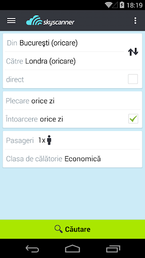 Skyscanner toate zborurile