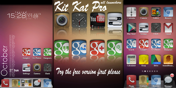 KitKat Launcher Pro 26 Theme