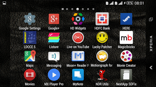 【免費個人化App】Leather KitKat eXPERIAnz Theme-APP點子