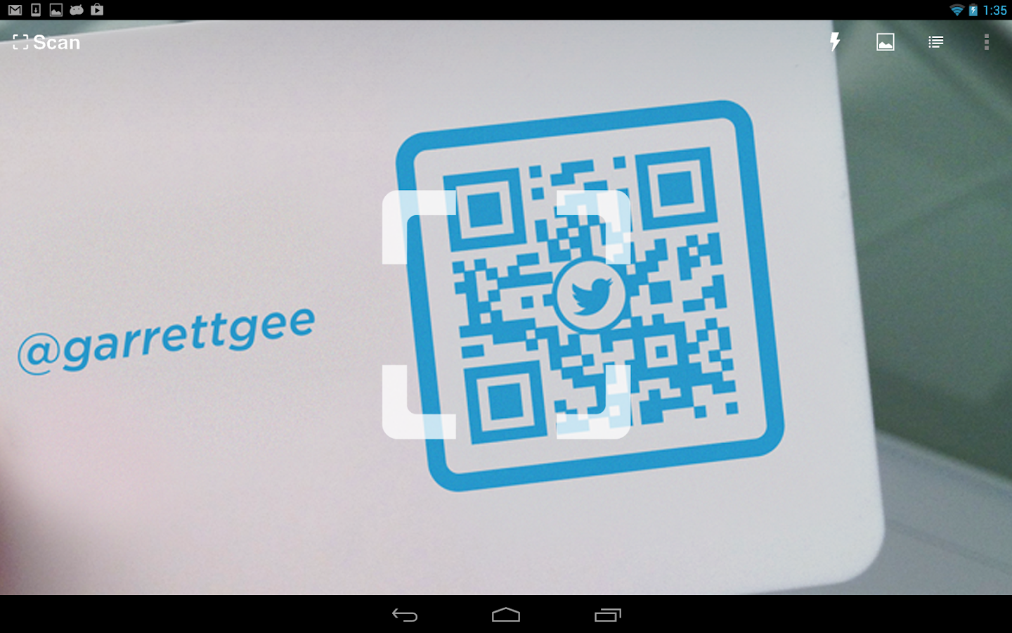 How do you download a tag reader for an Android phone?