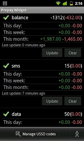 Prepaid Balance Widgets Pro v1.5.3.5