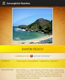 Lastest Gunungkidul Beaches Tourism APK for PC