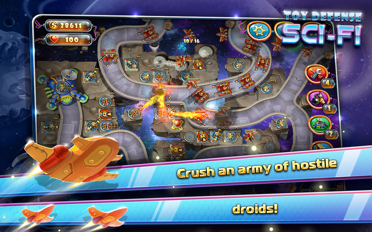 Toy Defense 4: Sci-Fi Strateji - screenshot