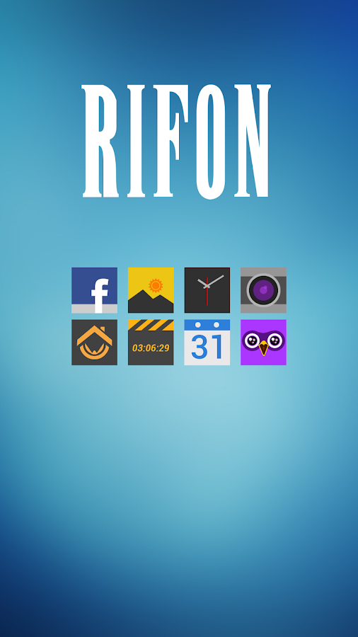 Rifon Apex/Nova/GO/ADW Theme - screenshot