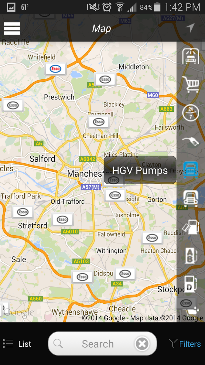 Esso Fuel Finder Screen 3
