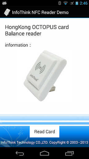 InfoThink NFC Reader Demo