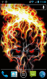 How to get Fiery skull live paper 1.0 unlimited apk for android