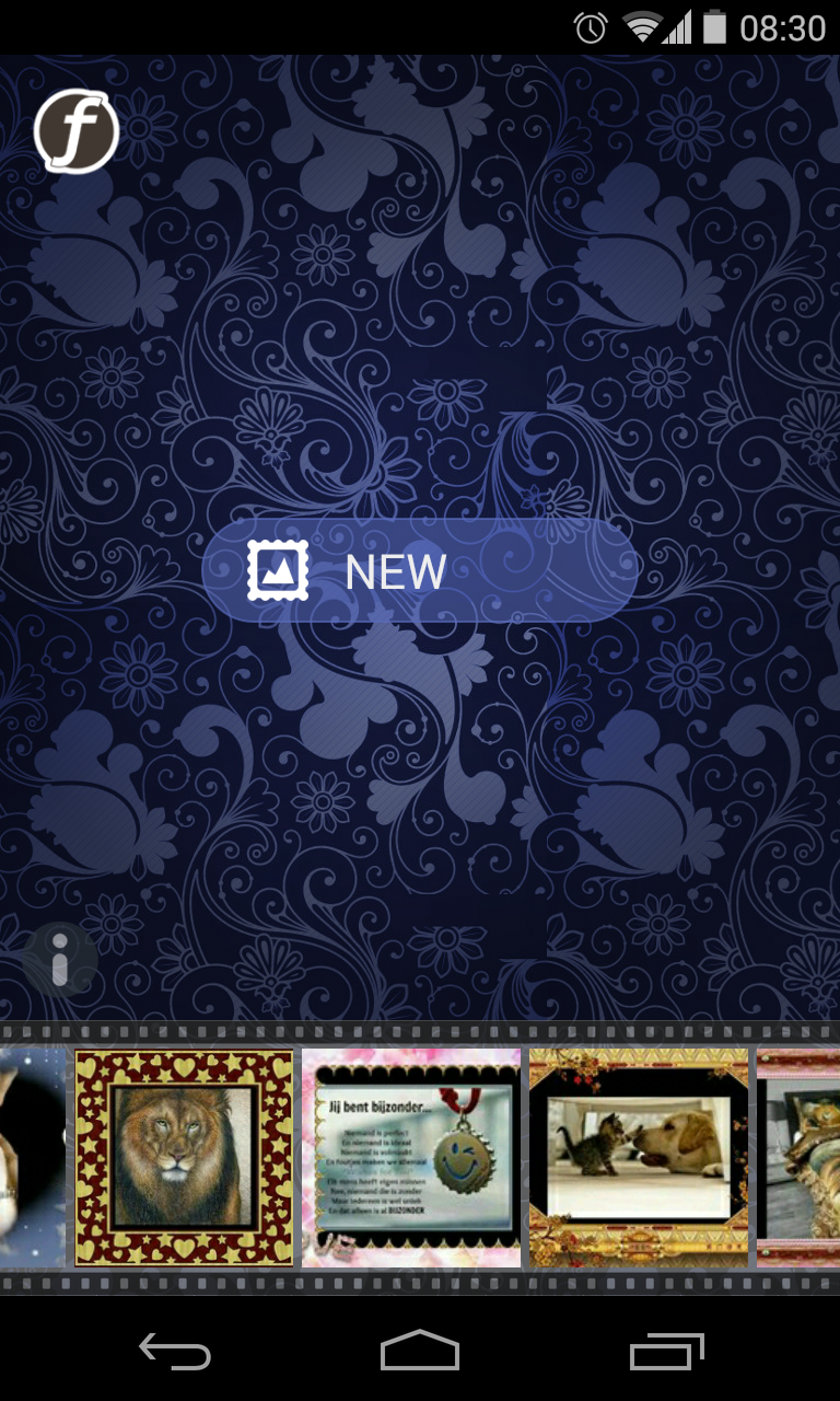 Android application PhotoFrames Pro screenshort
