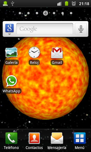 3D Planets Live Wallpaper