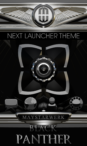 Next Launcher Theme Panther