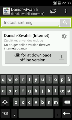 Danish-Swahili Dictionary