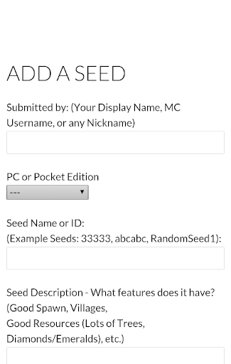 Pro Seeds - for Minecraft