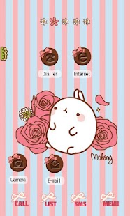 CUKI Theme Rose and Molang