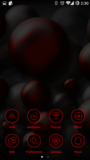 【免費個人化App】GOLauncherEx Theme RedBallsHD-APP點子