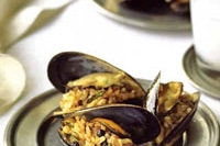 Stuffed Broiled Mussels