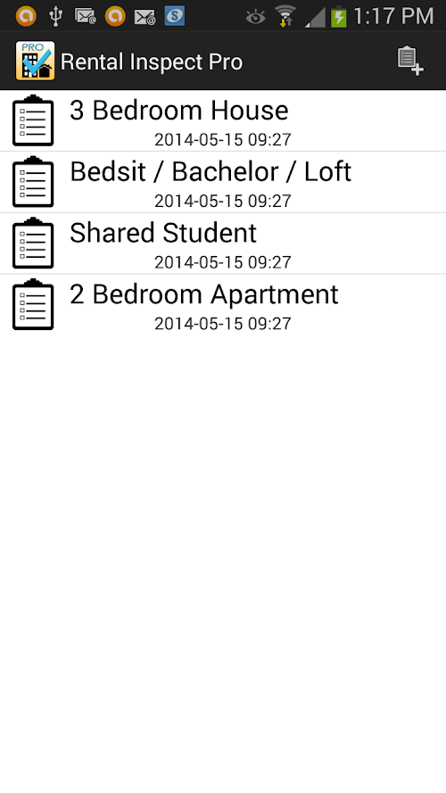Android application Rental Inspect Pro screenshort