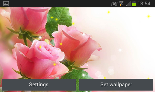 【免費個人化App】Glittering Rose Live Wallpaper-APP點子