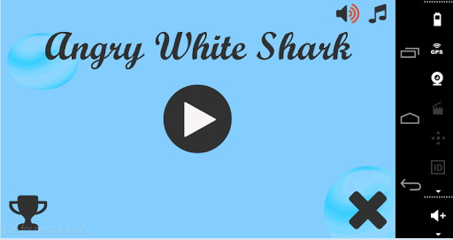 angry White Shark