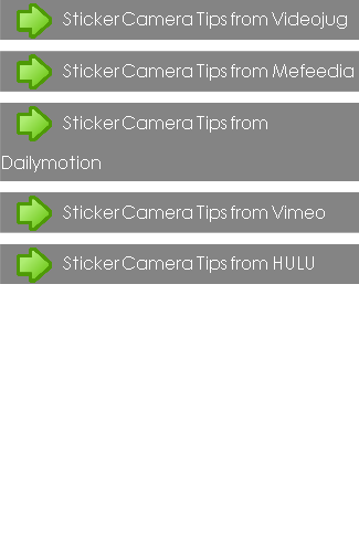 Sticker Camera Tips