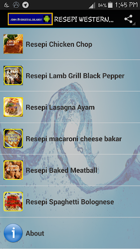 RESEPI WESTERN FOODS