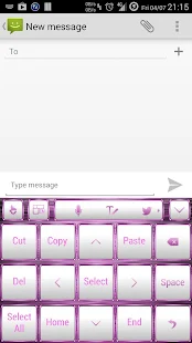 【免費個人化App】TouchPal White Frame Pink skin-APP點子