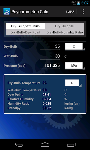 Psychrometric Calc