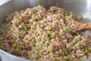 Pancetta Sweet Pea Farro