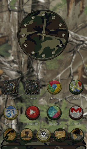 Next Launcher Theme Camo 3D