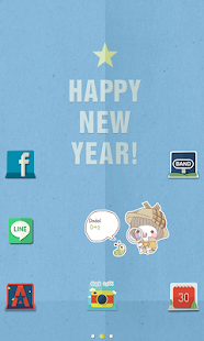 How to download Happy new year★ dodol theme 4.1 apk for pc